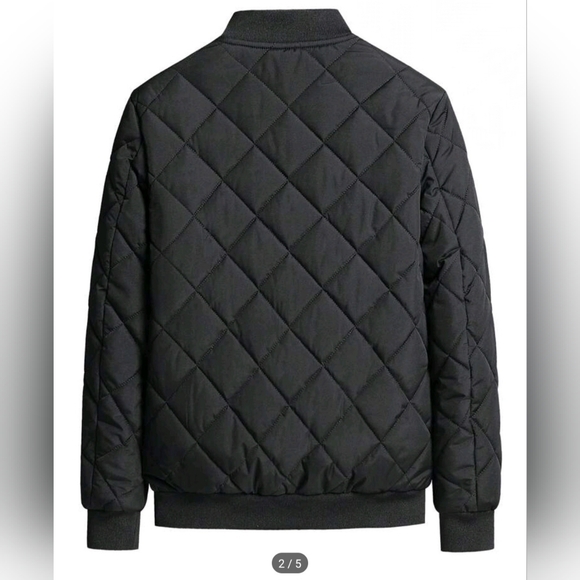 Men's Baseball Jacket - Fleece Lining - Picture 2 of 5